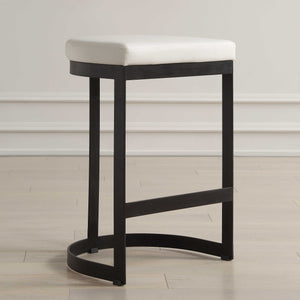 Uttermost Oasis White Swivel Chair