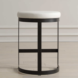Uttermost Oasis White Swivel Chair