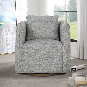 Uttermost Corben Blue Swivel Chair