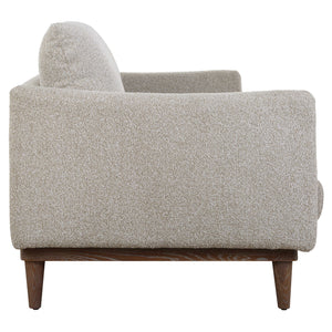Uttermost Freefall Gray Ceruse Sofa