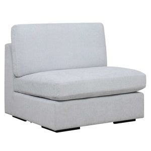 Uttermost Refuge Armless Cloud Blue Sofa