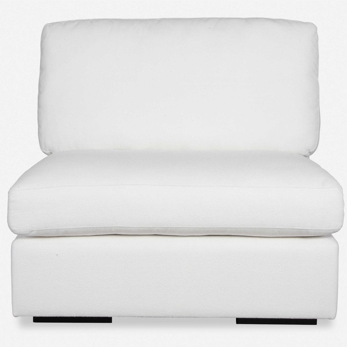 Uttermost Refuge Arctic White Sofa Ottoman