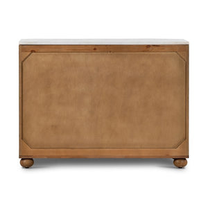 Tiago Marble Chest-Toasted Oak