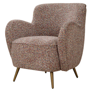 Uttermost Gemstone Confetti Toned Accent Chair