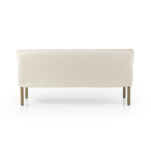 Addington Slipcover Bench-Brussels Ntrl