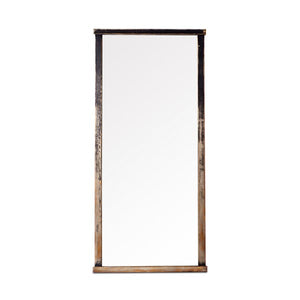 Hitchens Floor Mirror-Worn Black