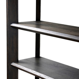 Orwin Bookshelf-Smoked Black Oak