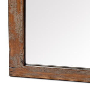 Hitchens Wall Mirror-Worn Black