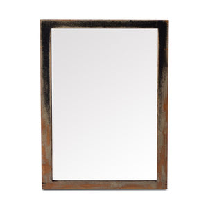 Hitchens Wall Mirror-Worn Black