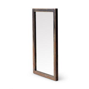 Hitchens Wall Mirror-Worn Black