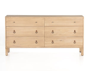 Isador 6 Drawer Dresser-Dry Wash Poplar