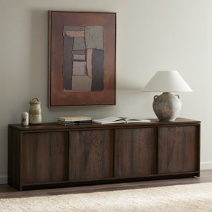 Frame Media Console-Grey Oak