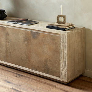 Redondo Media Console-Bleached Alder