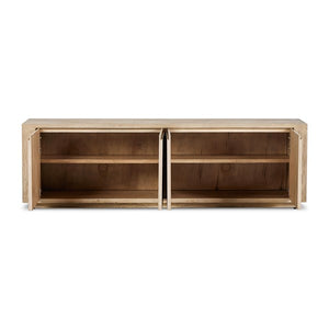 Redondo Media Console-Bleached Alder