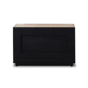 Abaso Nightstand-Rustic Wormwood Oak