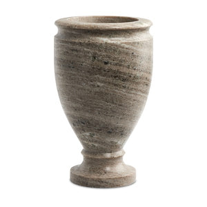 Devi Vase-Antique White Marble