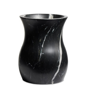Sona Vase-Black Marble