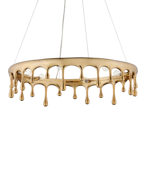 Liquid Gold Chandelier