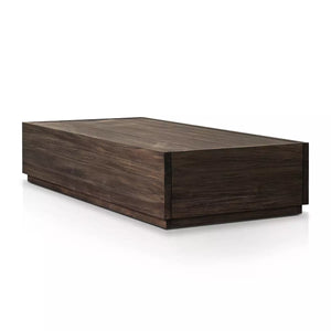 Messo Outdoor Coffee Table 70" - Stained Saddle Brown FSC
