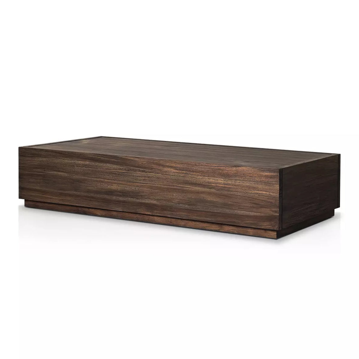 Messo Outdoor Coffee Table 70" - Stained Saddle Brown FSC