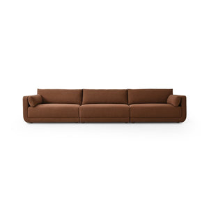 Toland 3pc Sectional-153"-Bartin Rust