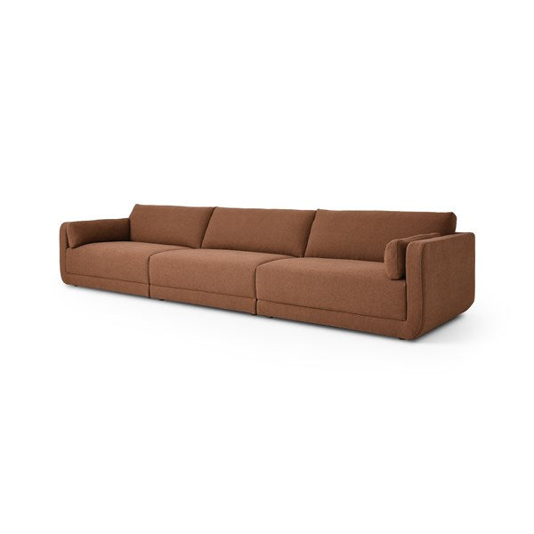 Toland 3pc Sectional-153"-Bartin Rust