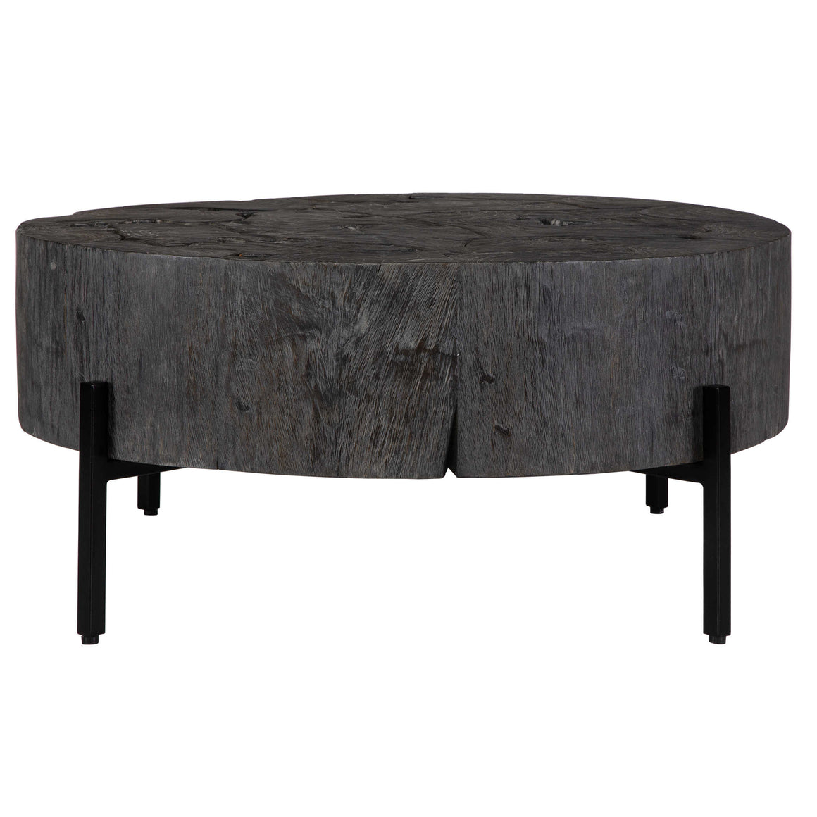 Uttermost Adjoin Rustic Black Coffee Table