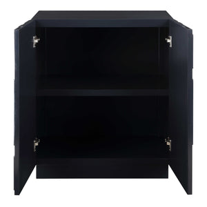 Uttermost Valeria 2 Door Glossy Blue Cabinet