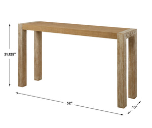 Uttermost Bentley Grasscloth Console Table