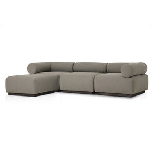 Lenox Outdoor 3pc Sec W/Ott-Sddl Brown