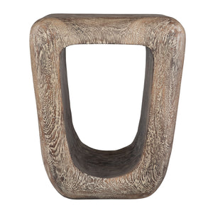 Uttermost Loophole Bleached Wash Accent Stool