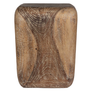 Uttermost Loophole Bleached Wash Accent Stool