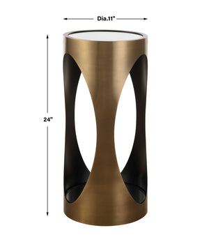 Uttermost Achilles Brass Drink Table