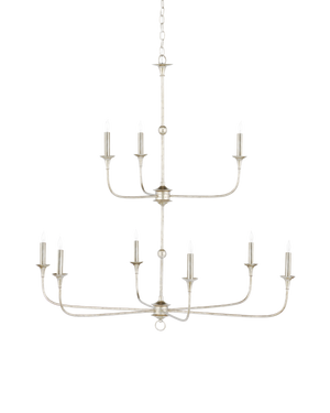 Nottaway Two-Tier Champagne Chandelier
