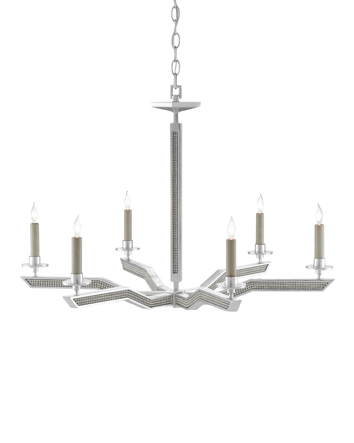 Bourree Silver Chandelier