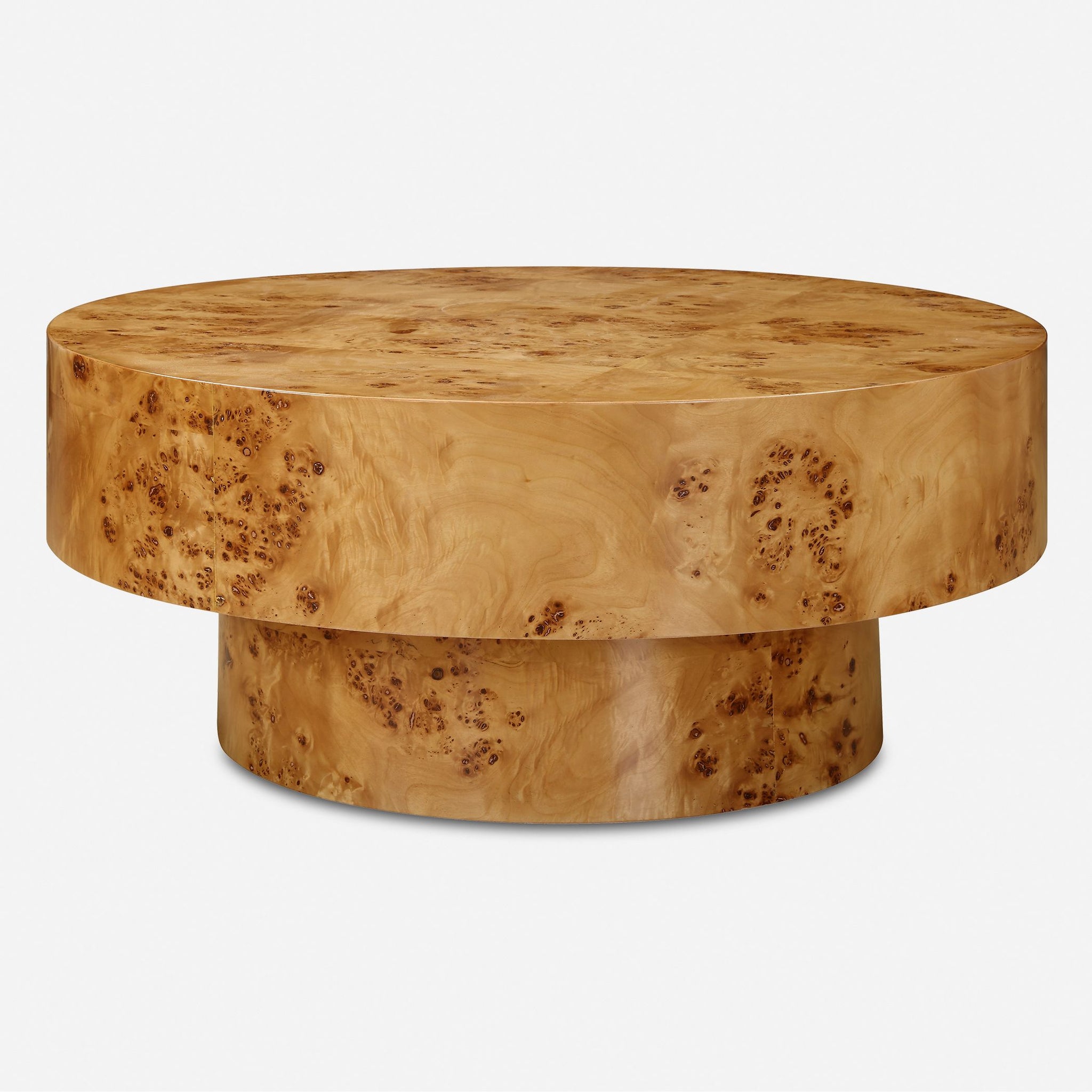 Uttermost Knots Poplar Round Coffee Table Scenario Home