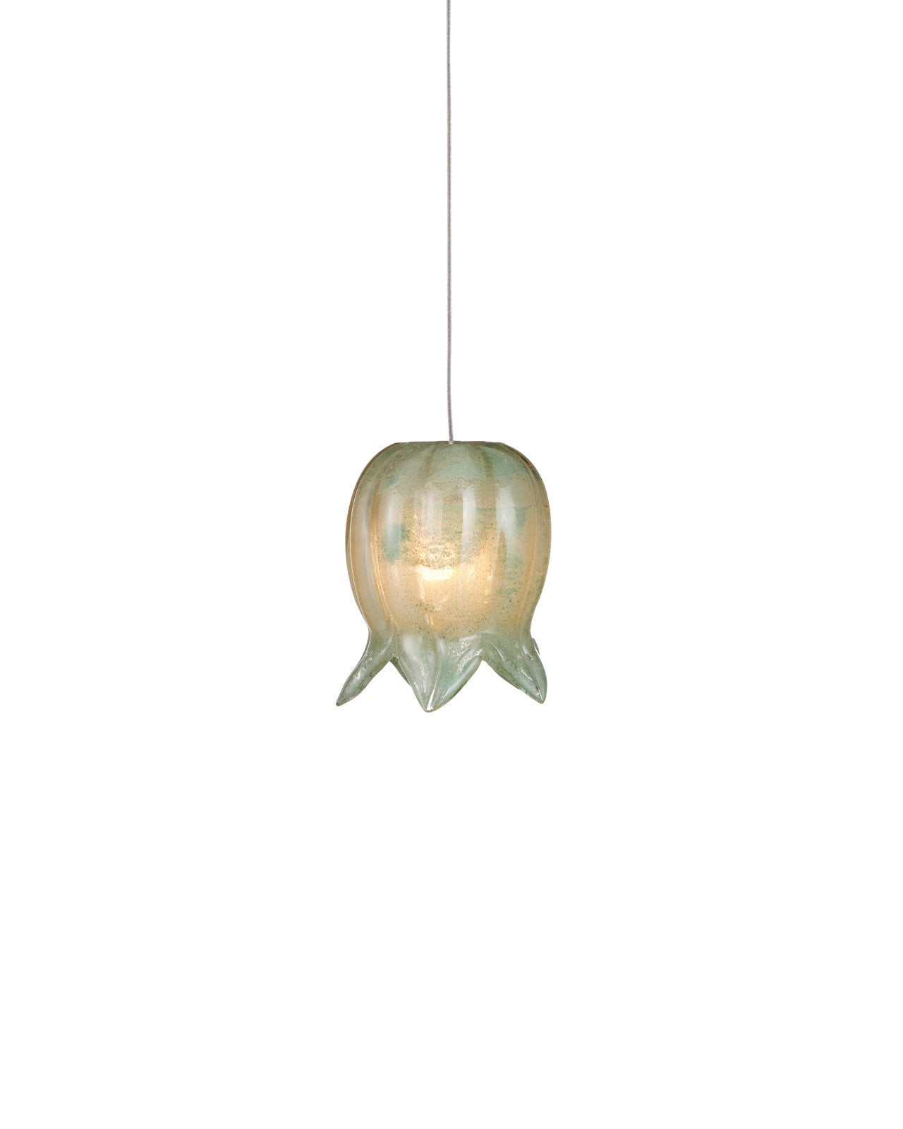 Polpo Green 1-Light Round Multi-Drop Pendant