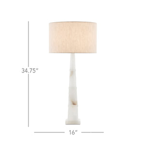 Alabastro White Table Lamp