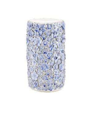 Jessamine Blue & White Accent Table
