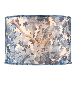 Woodland Blue Drum Lamp Shade