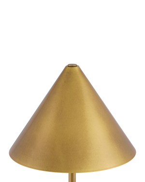 Journey Green & Brass Cordless Table Lamp