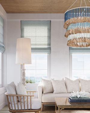 St. Barts Blue Chandelier