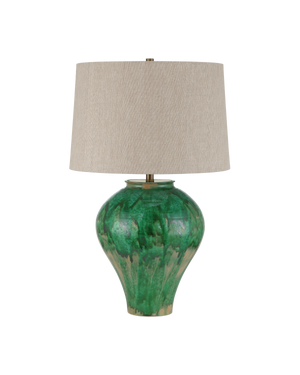 Blarney Green Table Lamp