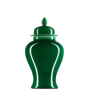 Imperial Medium Green Temple Jar