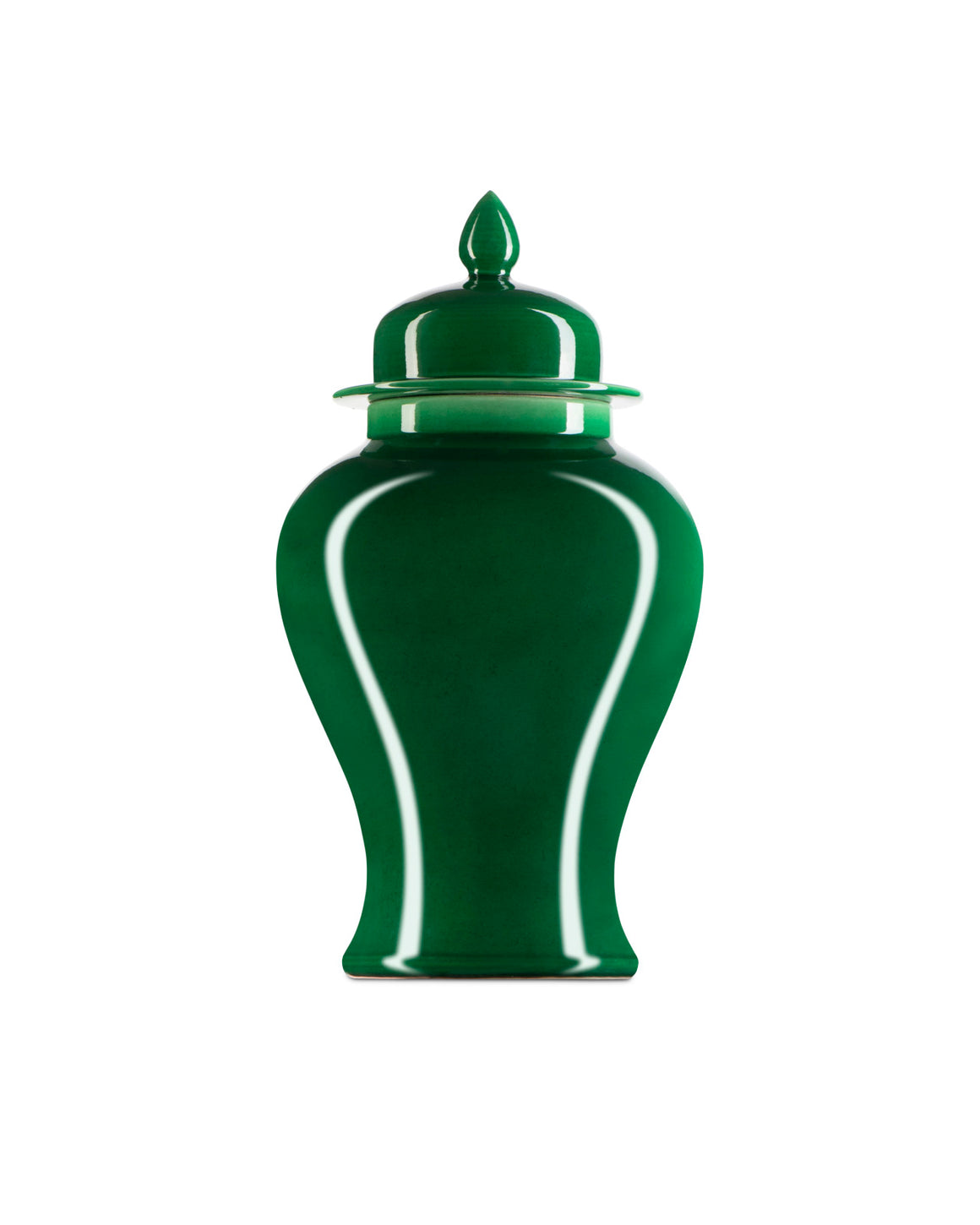 Imperial Medium Green Temple Jar