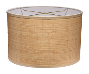 Drum Raffia Shade, Medium