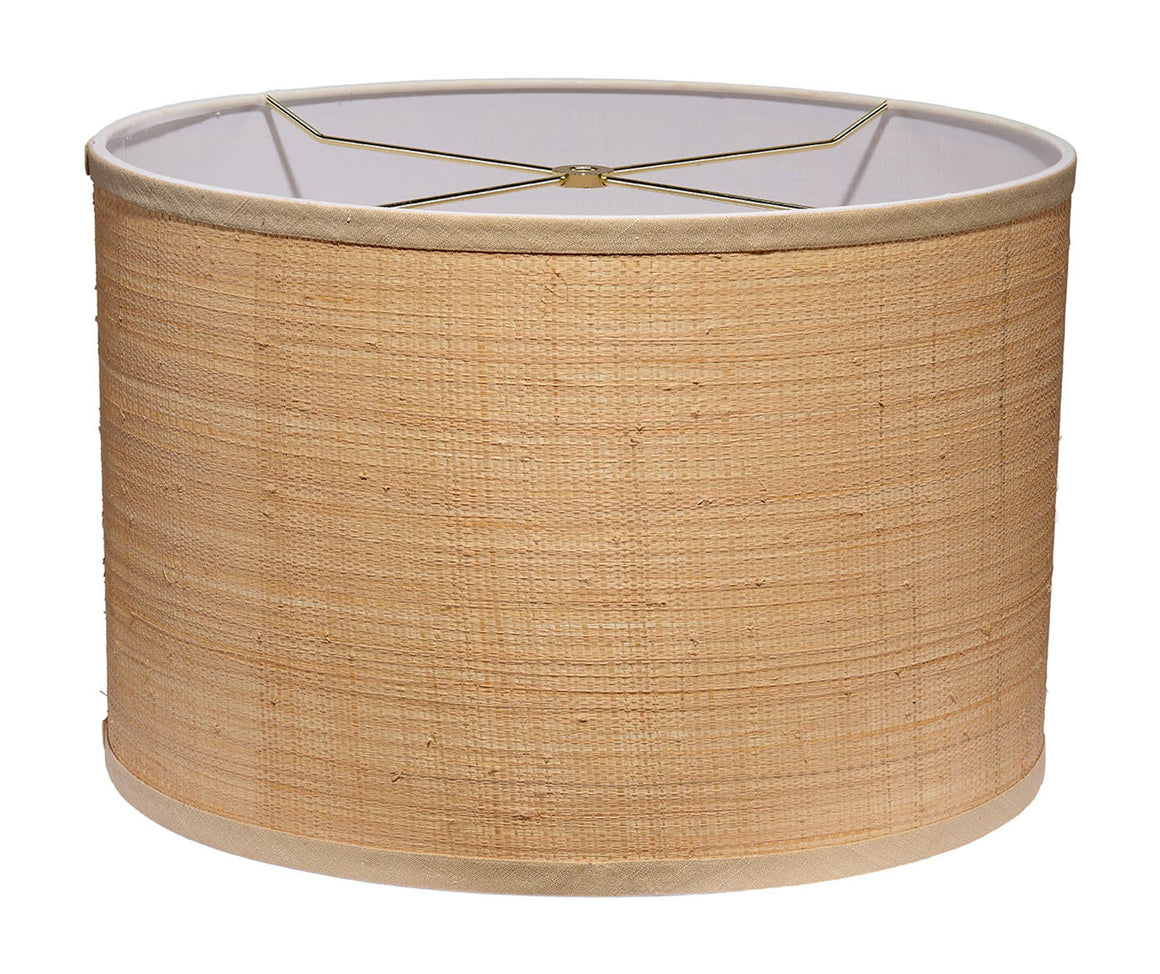 Drum Raffia Shade, Medium