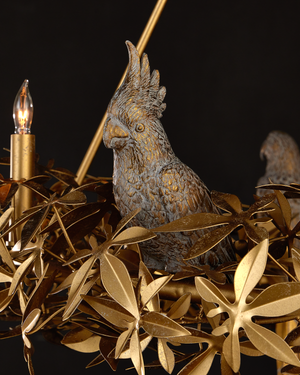 Aviary Gold Ring Chandelier