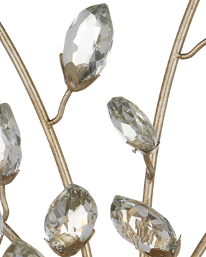 Forget-Me-Not Silver Wall Sconce