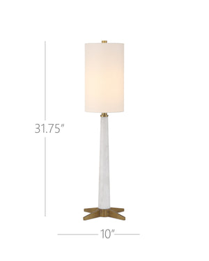 Munroe White Table Lamp
